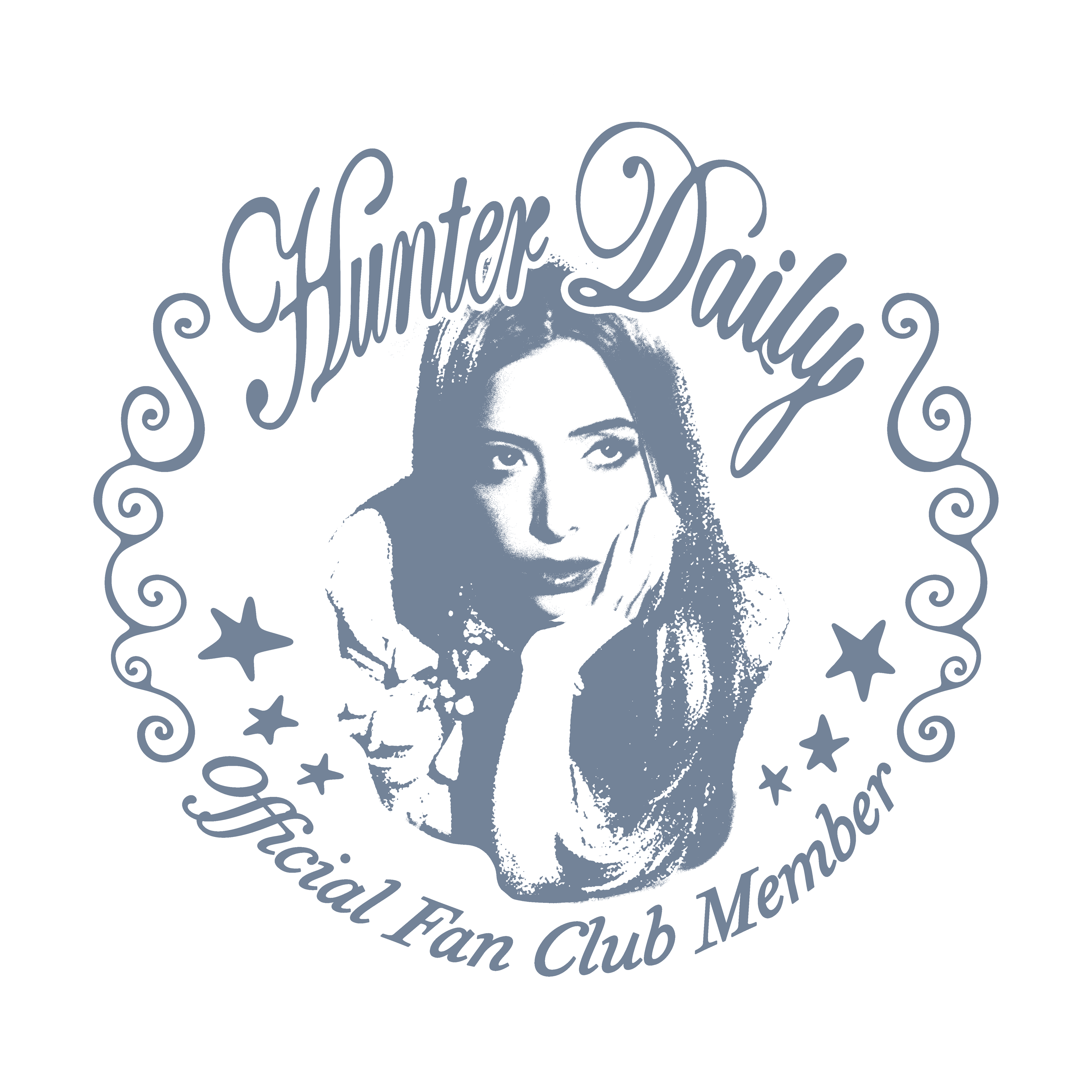 Hunter Daily Fan Club Sticker